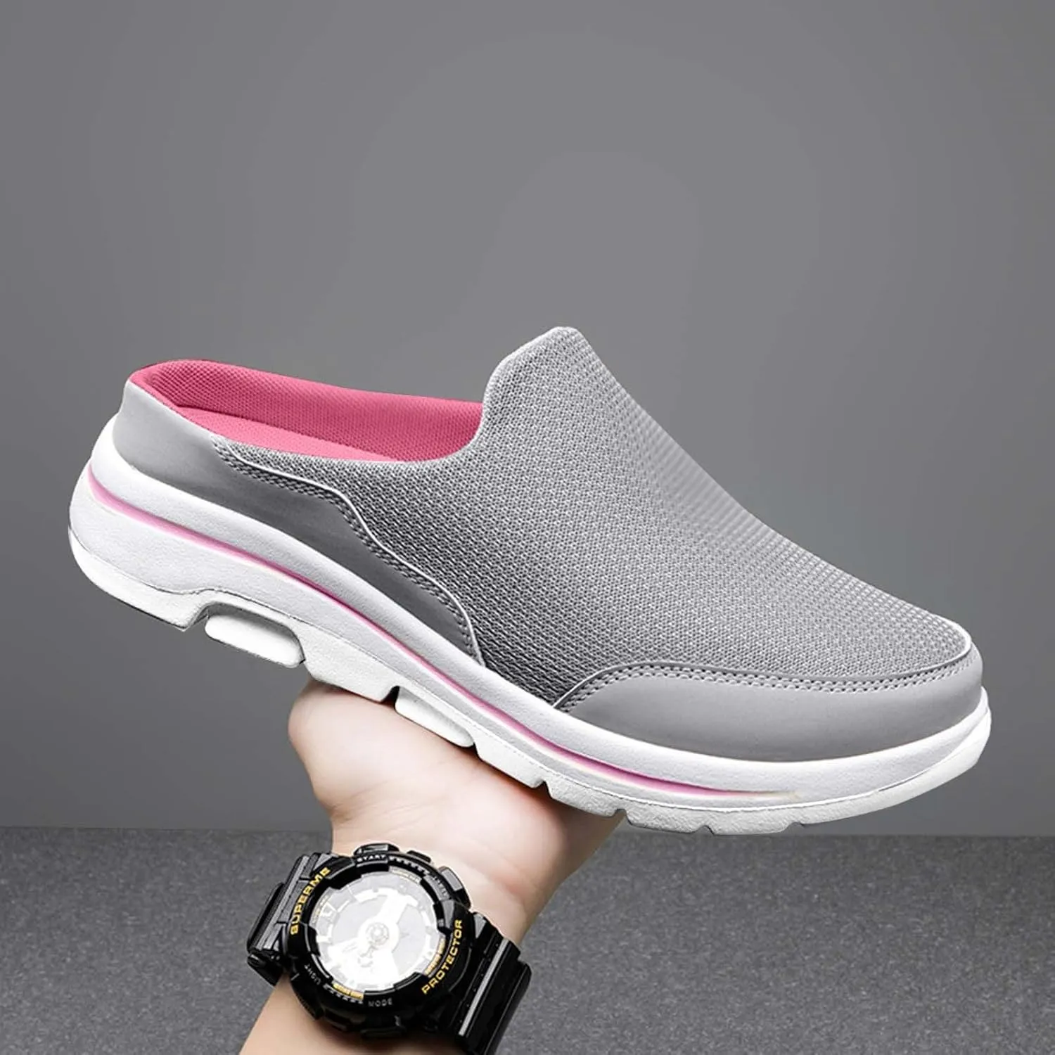 Breathable Slip on Shoes for Men Breathable Casual Comfortable Walking Sneaker Outdoor Non Slip Jogging Sneakers