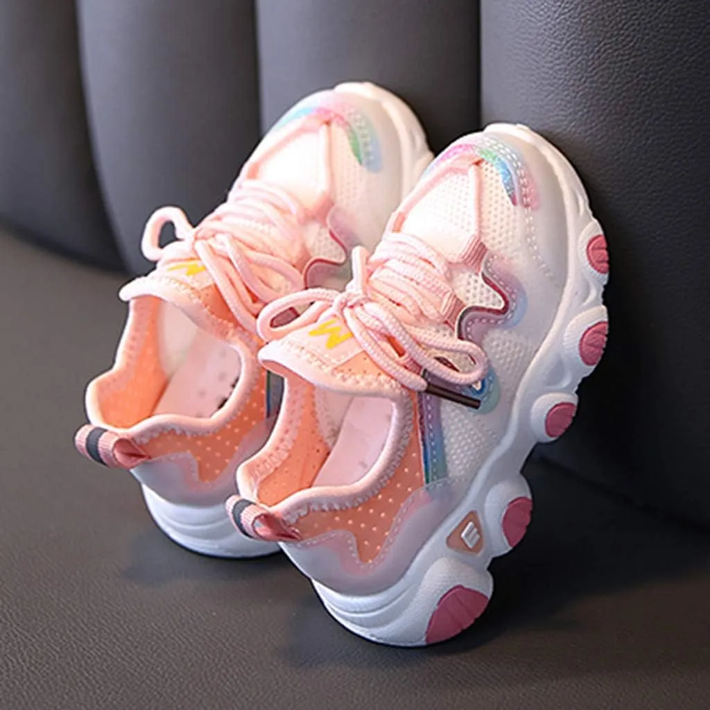 Cathalem Sneakers for Girls Boys Shoes Kids Sneakers Lightweight Breathable Tennis Athletic Running Shoes