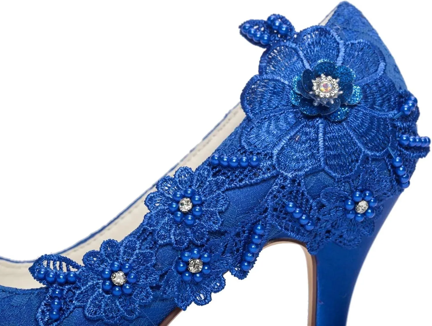 Emily Bridal Wedding Shoes Lace Wedding Shoes Ivory Lace Peep Toe High Heel Bridal Shoes