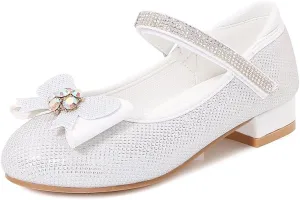 Girls Dress Shoes Prom Shoes Wedding Shoes Low Heel Glitter Toddler Shoes