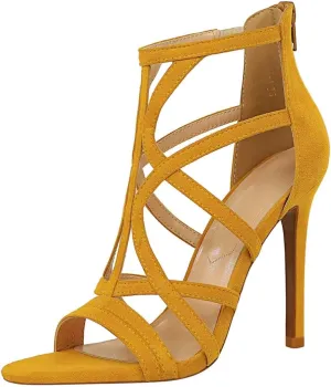 JOEupin Womens Open Toe High Heels Shoes Stiletto Dress Sandals