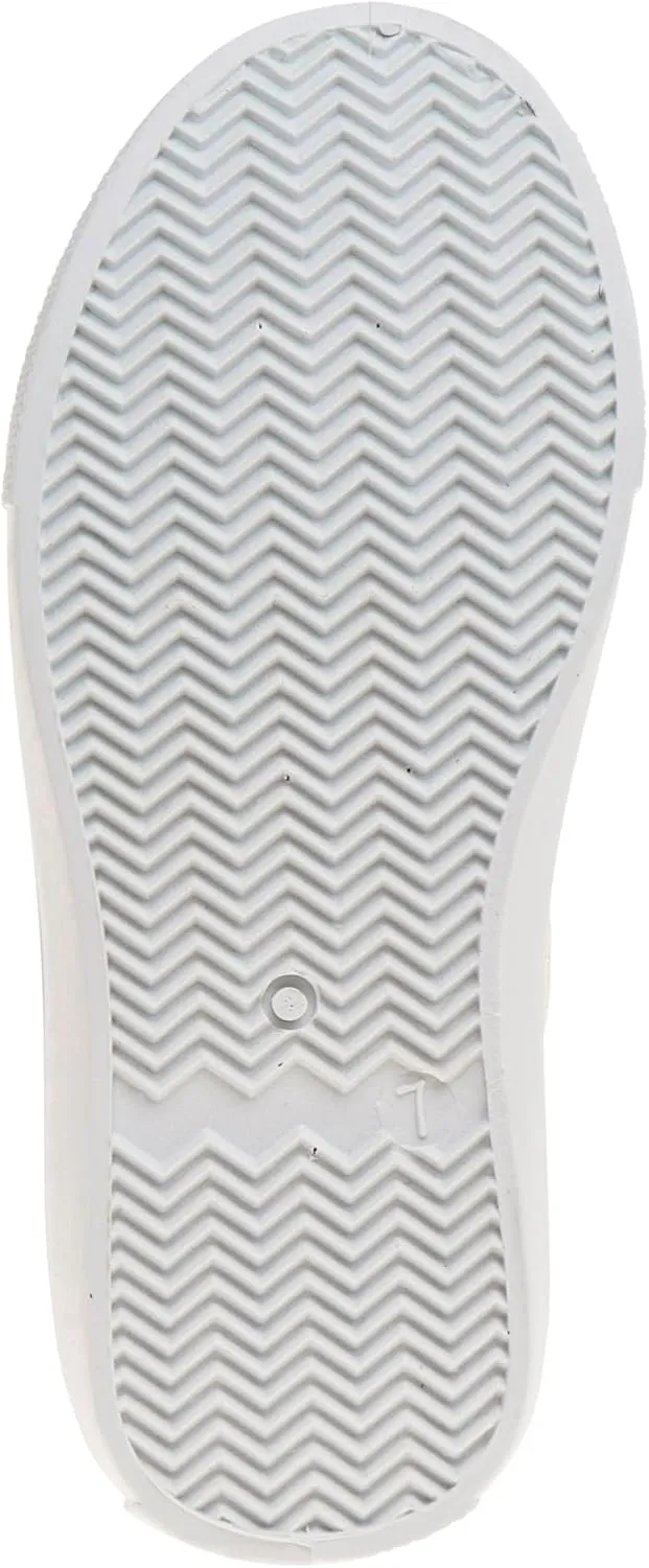 Josmo Girl's Slip on Sparkle Canvas Fashion Tennis (Toddler-Little Kid)
