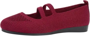 Ladies Fashion Solid Color Breathable Knitting Comfortable Flat Casual Shoes Women's Business Casual Shoes