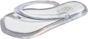 Ladies Summer Home Outdoor Beach Flip Flops Transparent Crystal Clip Toe Large Size Sandal Slippers Sandals for Bunions And Wide Feet Women