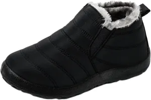 Lausiuoe Snow Boots For Women Waterproof Insulated Non Slip Winter Fur Lined Lining Warm Ankle Booties Outdoor Shoes