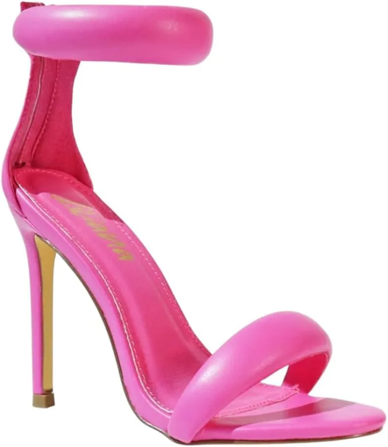 Liliana Women's Open Toe High Heels Stiletto Heeled Sandals