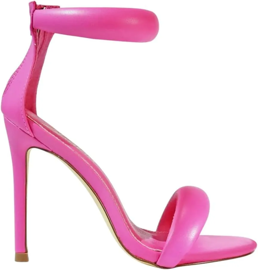 Liliana Women's Open Toe High Heels Stiletto Heeled Sandals