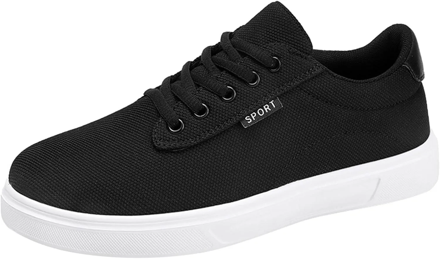 Men Casual Shoes Fashionable and Simple Solid Color New Pattern Flat Bottomed Comfortable Lace Up Mens Dress Shoe Size 9, 8.5