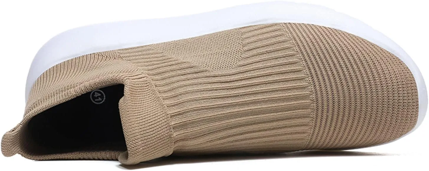 Men's Breathable Barefoot Shoes Comfortable Breathable Stretch Canvas Slip On Sneaker Barefoot Minimalist Shoes