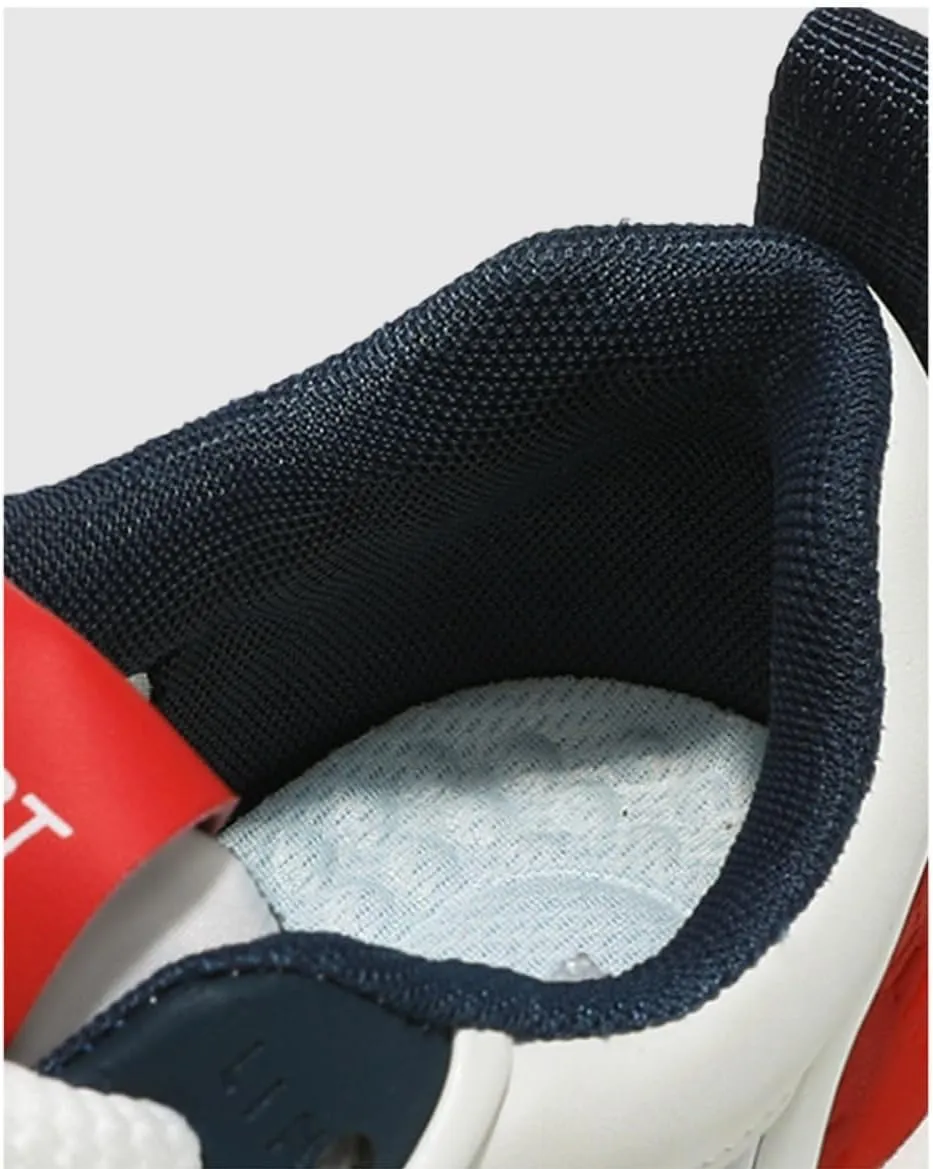 Men's Comfy Lightweight Casual Tennis Dad Shoes Running Shoe Platform Thick Sole Height Increase Walking Sneakers