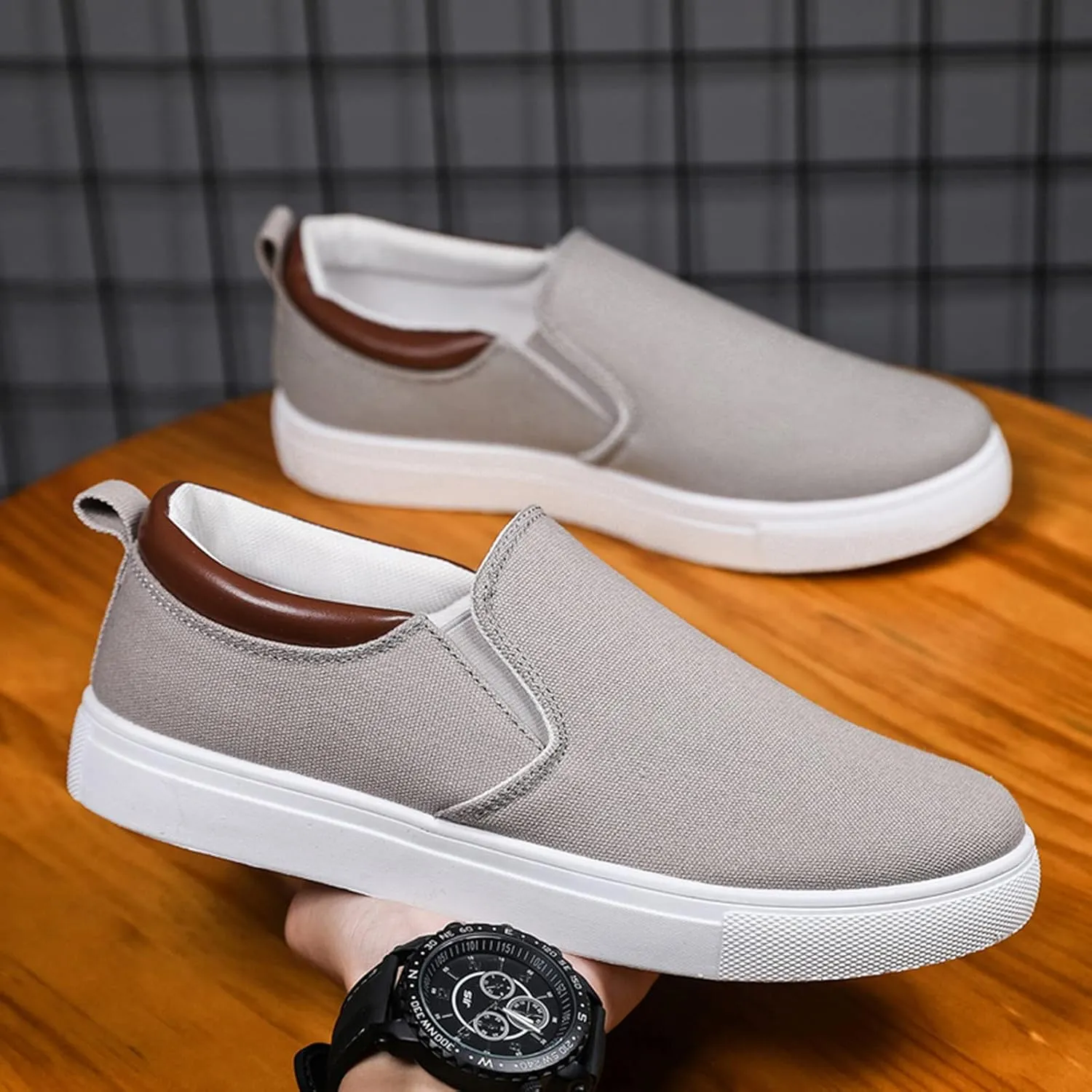 Men's Lightweight Non Slip Barefoot Shoes Breathable and Light Outdoor Comfy Walking Shoe Breathable Work Shoes