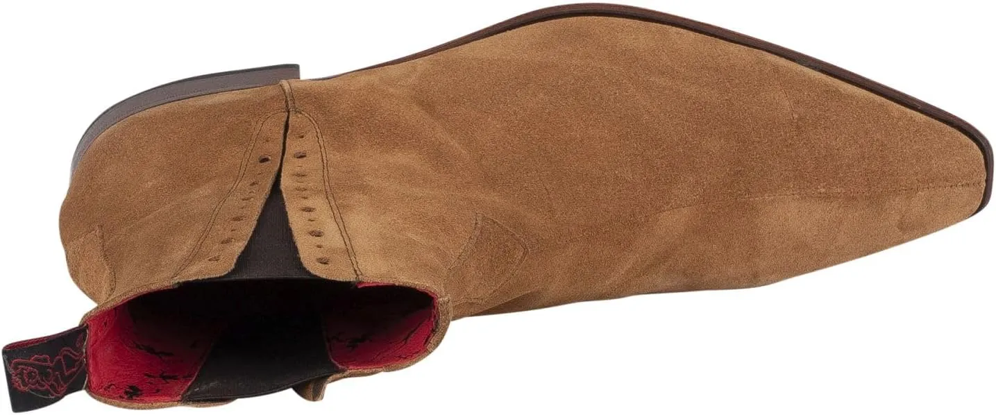 Men's Suede Chelsea Boots, Havana