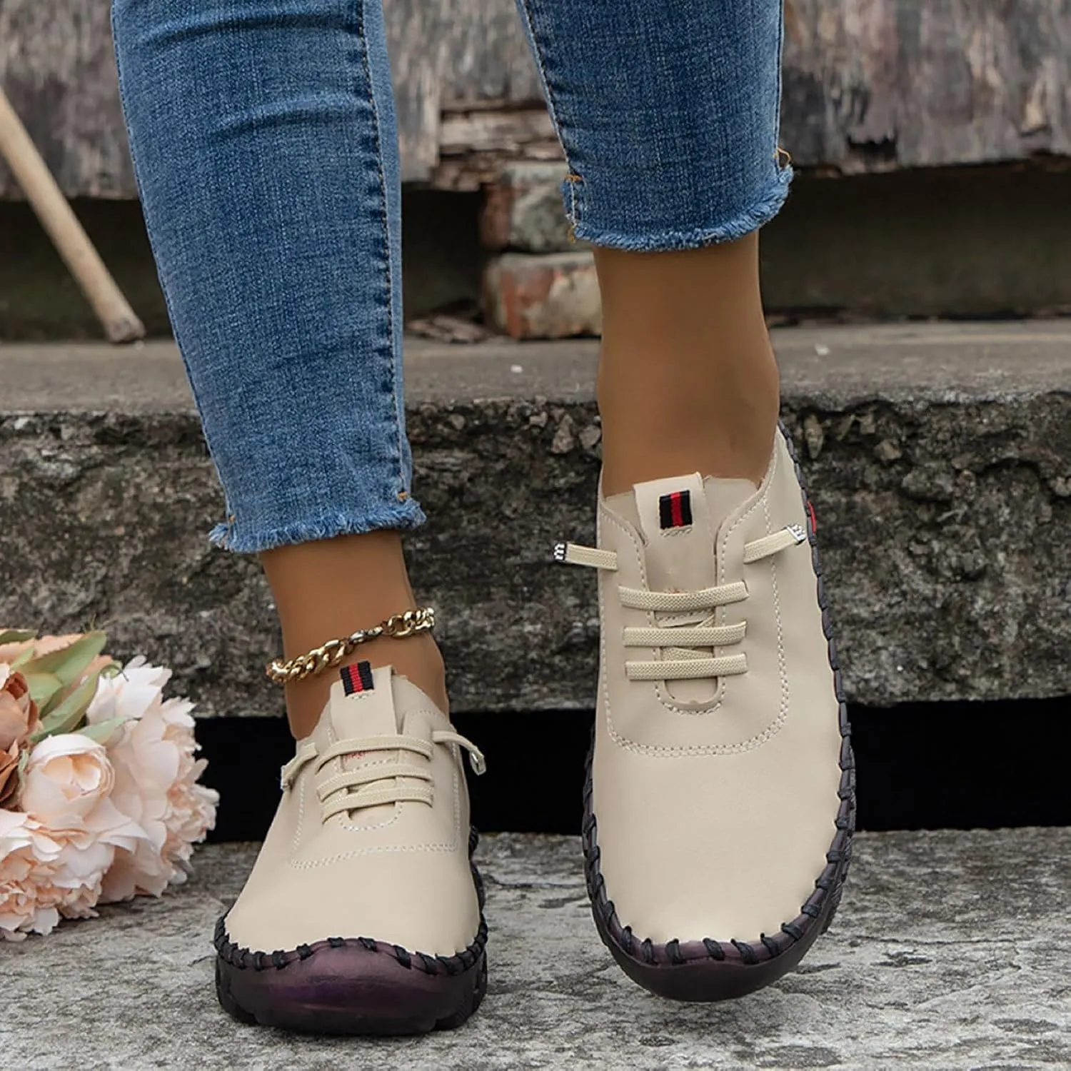 Running Shoes for Women Slip On Sneakers Men Mens Loafers Casual Slip On Comfy Soft Cover Heel Christmas Dress Shoes for Women Women's Wide Loafers