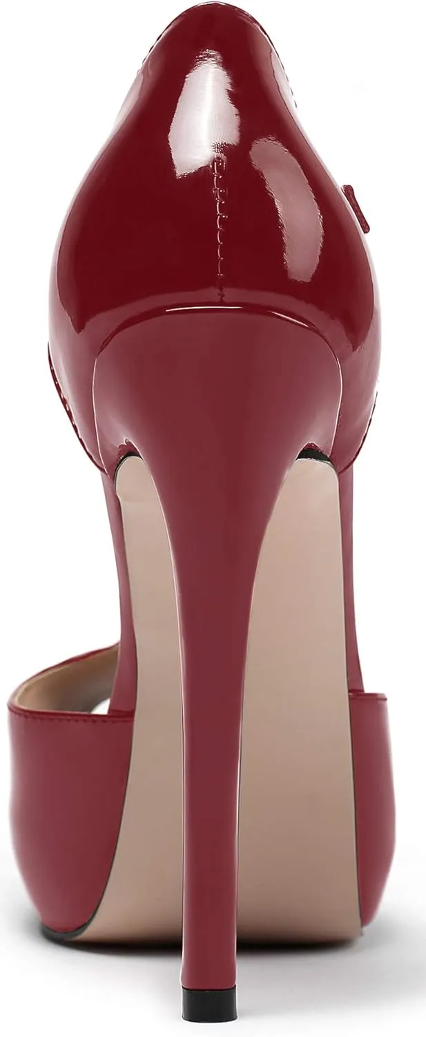 SAMMITOP Women's Platform High Heels Ankle Strap Sandals Mary Jane Platform Pumps Shoes