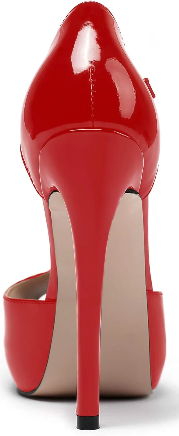 SAMMITOP Women's Platform High Heels Ankle Strap Sandals Mary Jane Platform Pumps Shoes