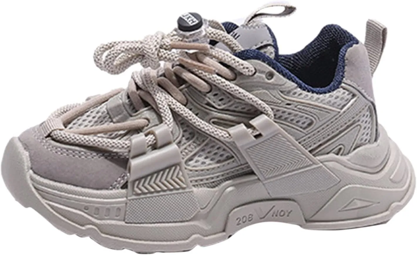 Summer Fashion Sneakers for Teen Boys Flat Sports Mesh Breathable Running Shoes Breathable and Sweat Absorbing