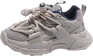 Summer Fashion Sneakers for Teen Boys Flat Sports Mesh Breathable Running Shoes Breathable and Sweat Absorbing