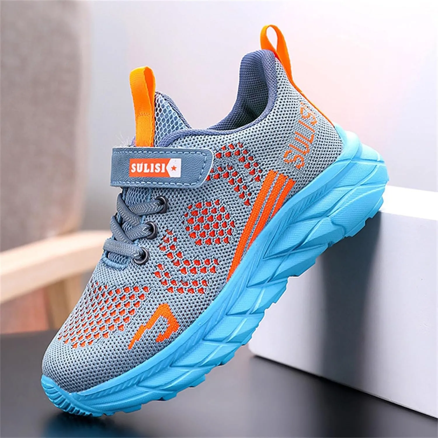 Toddler Sneakers Baby Non-Slip Lightweight Breathable Barefoot Shoes Infant Tennis Walking Shoes