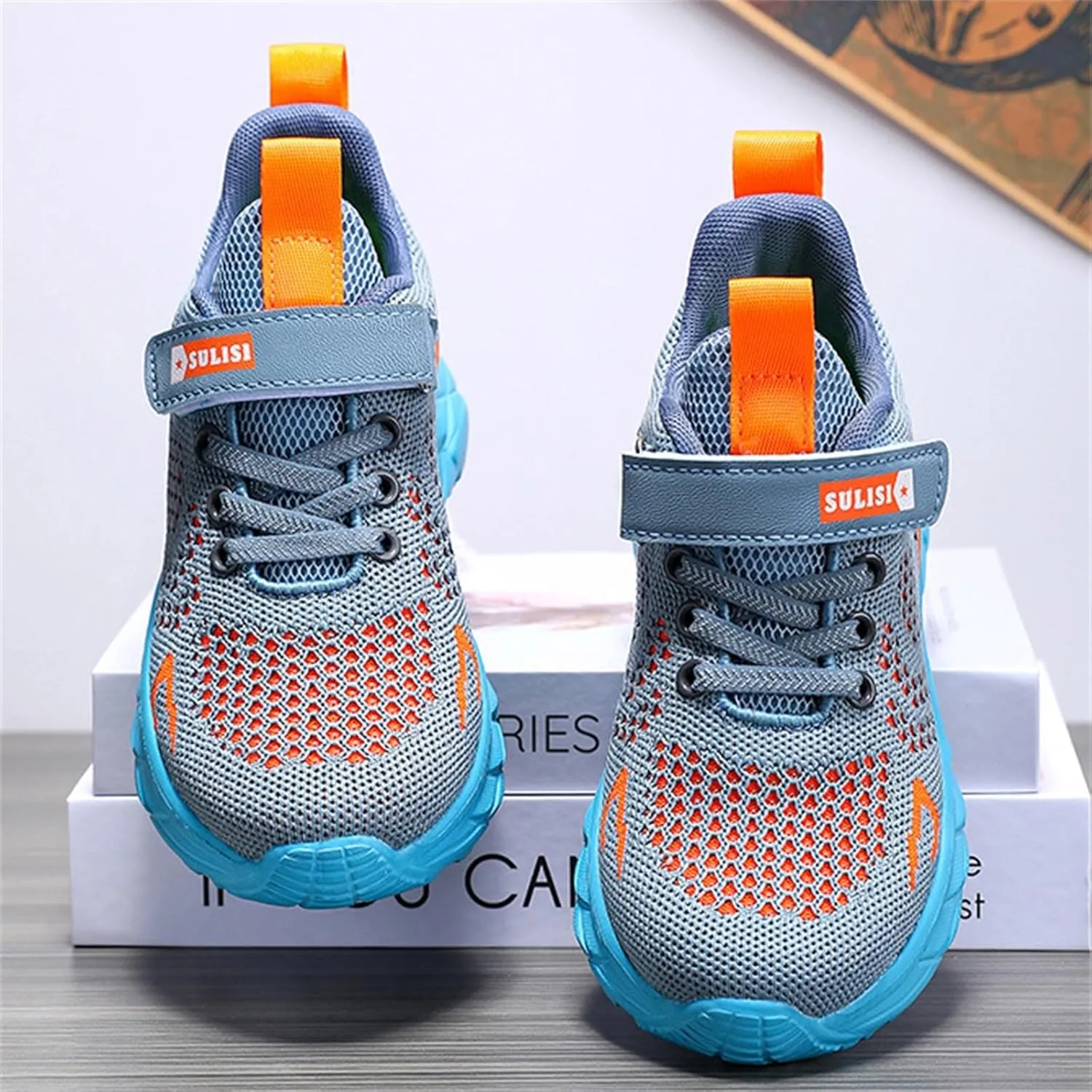 Toddler Sneakers Baby Non-Slip Lightweight Breathable Barefoot Shoes Infant Tennis Walking Shoes