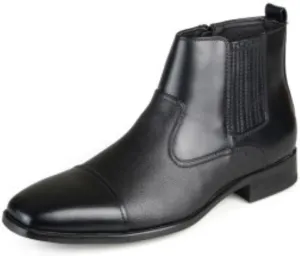 Vance Mens Alex Tru Comfort Foam Zip-up Cap Toe Dress Boot