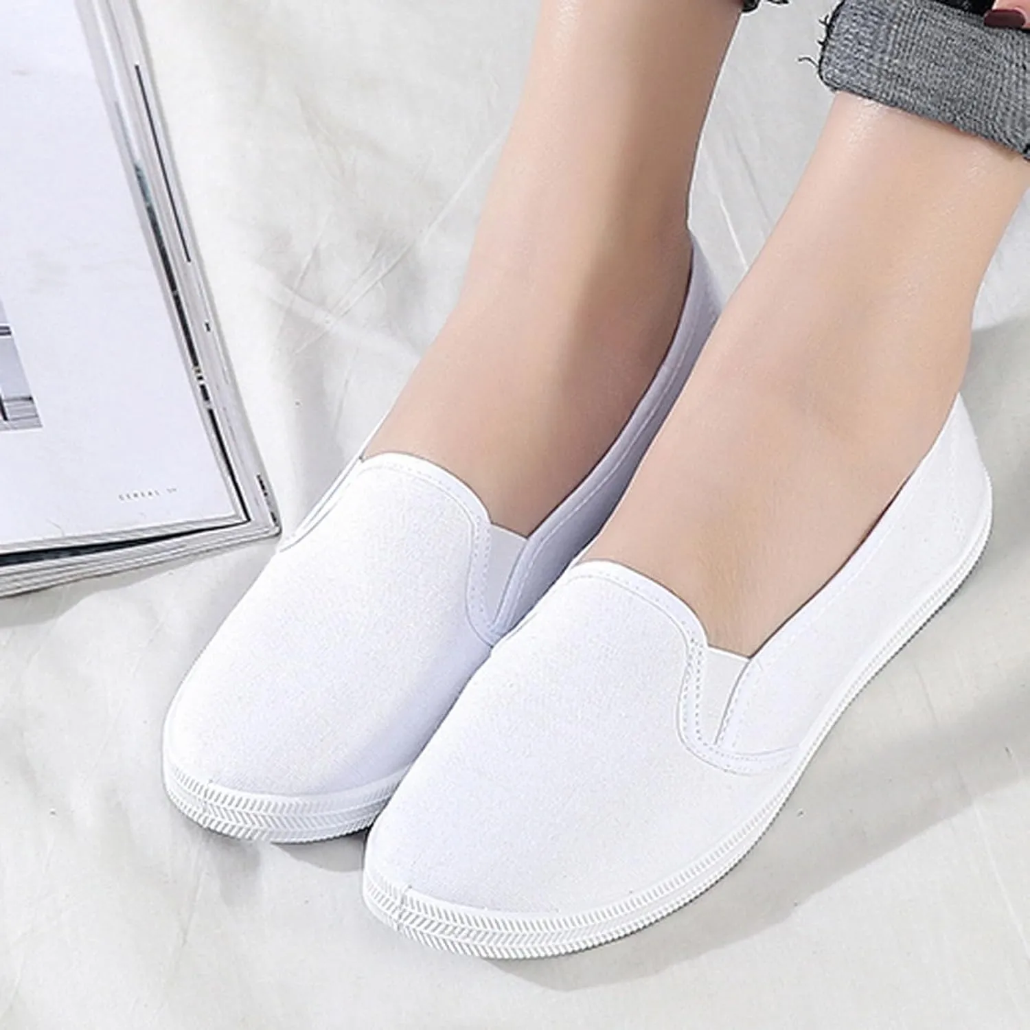 Women Orthopedic Sneakers Platform Wedge Sneakers Loafers Walking Shoes Slip On Breathable Lightweight Fashion Sneakers