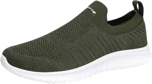 Women's Athletic Walking Shoes Slip On Casual Mesh Tennis Shoes Womens Arch Support Casual Dress Shoes Slip On Sneakers Waterproof Tennis Shoe Loafers Casual Slip On