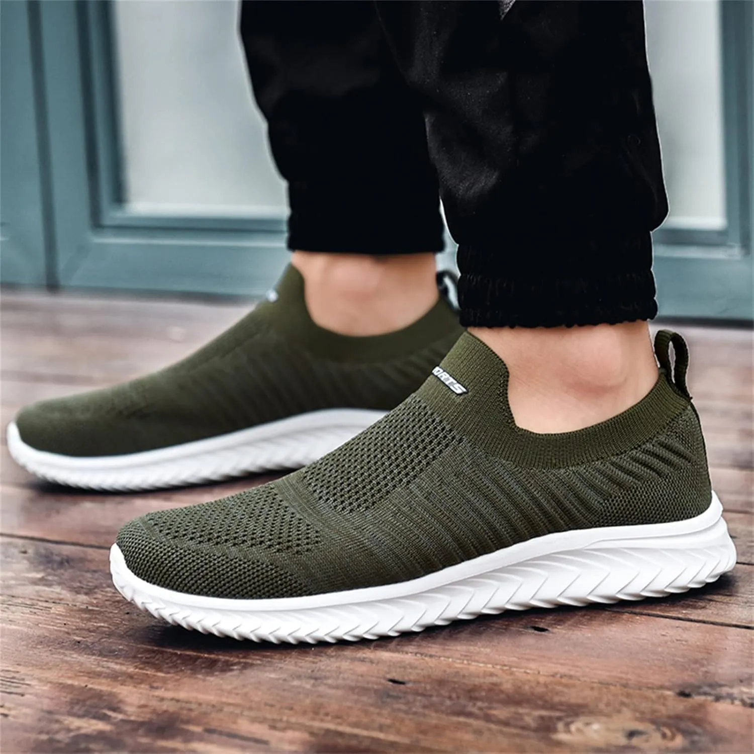 Women's Athletic Walking Shoes Slip On Casual Mesh Tennis Shoes Womens Arch Support Casual Dress Shoes Slip On Sneakers Waterproof Tennis Shoe Loafers Casual Slip On