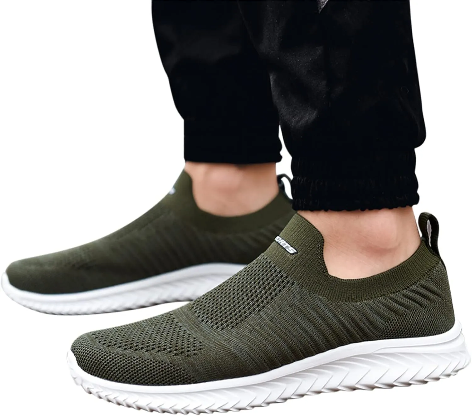 Women's Athletic Walking Shoes Slip On Casual Mesh Tennis Shoes Womens Arch Support Casual Dress Shoes Slip On Sneakers Waterproof Tennis Shoe Loafers Casual Slip On