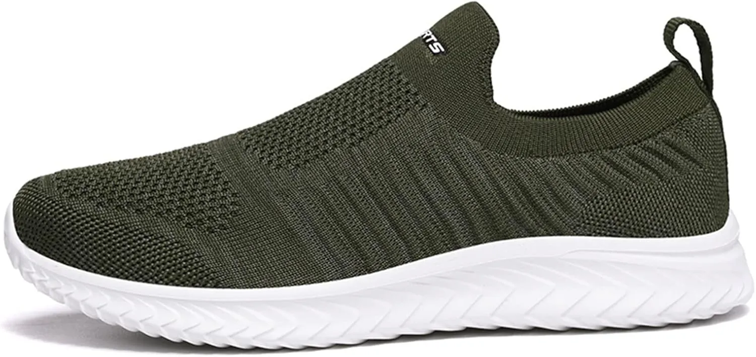 Women's Athletic Walking Shoes Slip On Casual Mesh Tennis Shoes Womens Arch Support Casual Dress Shoes Slip On Sneakers Waterproof Tennis Shoe Loafers Casual Slip On