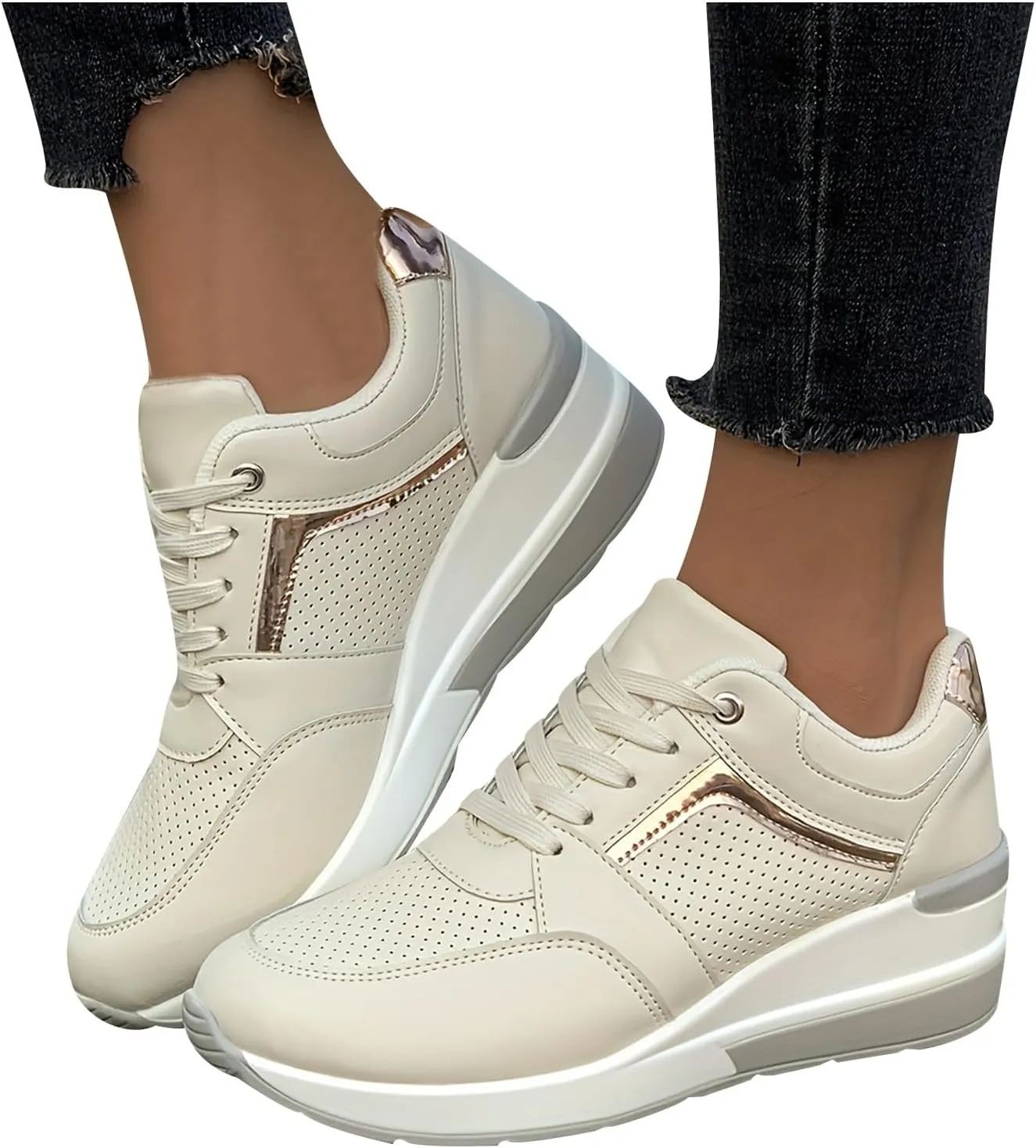 Womens Breathable Nursing Shoes Non Slip Comfortable Breathable Workout Gym Sports Shoes Casual Mountain Shoe