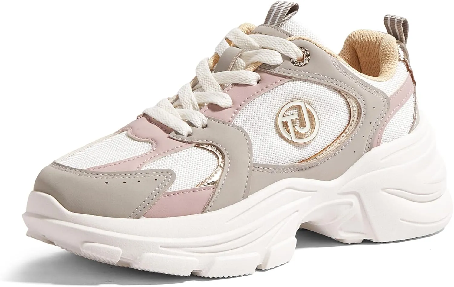 Women's Chunky Platform Sneakers Retro Dad Shoes with Recyclable Material Insole Anti-Slip Rubber Sole & Lightweight Cushion for Casual, Streetwear & Daily Outfits