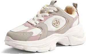 Women's Chunky Platform Sneakers Retro Dad Shoes with Recyclable Material Insole Anti-Slip Rubber Sole & Lightweight Cushion for Casual, Streetwear & Daily Outfits