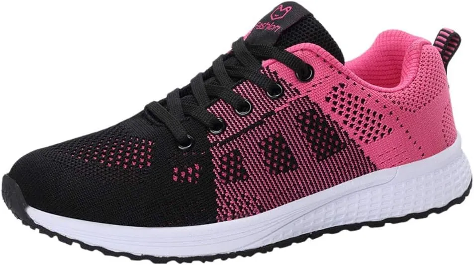 Women's Fashion Sneaker Mesh Slip On Black Non Slip Shoes for Women Comfortable Ladies Shoes Casual Slip On Loafers for Women Casual Grey Sneakers Women