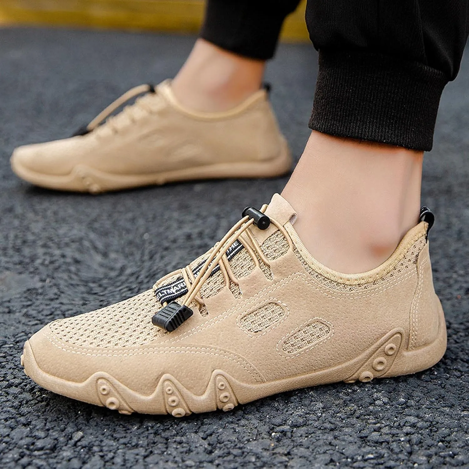 Women's Fashion Sneaker Non Slip Lace Up Comfort Women's Work or Walking Sneakers Mens Slip On Running Shoes Fall Loafers Women Black Slip On Sneakers