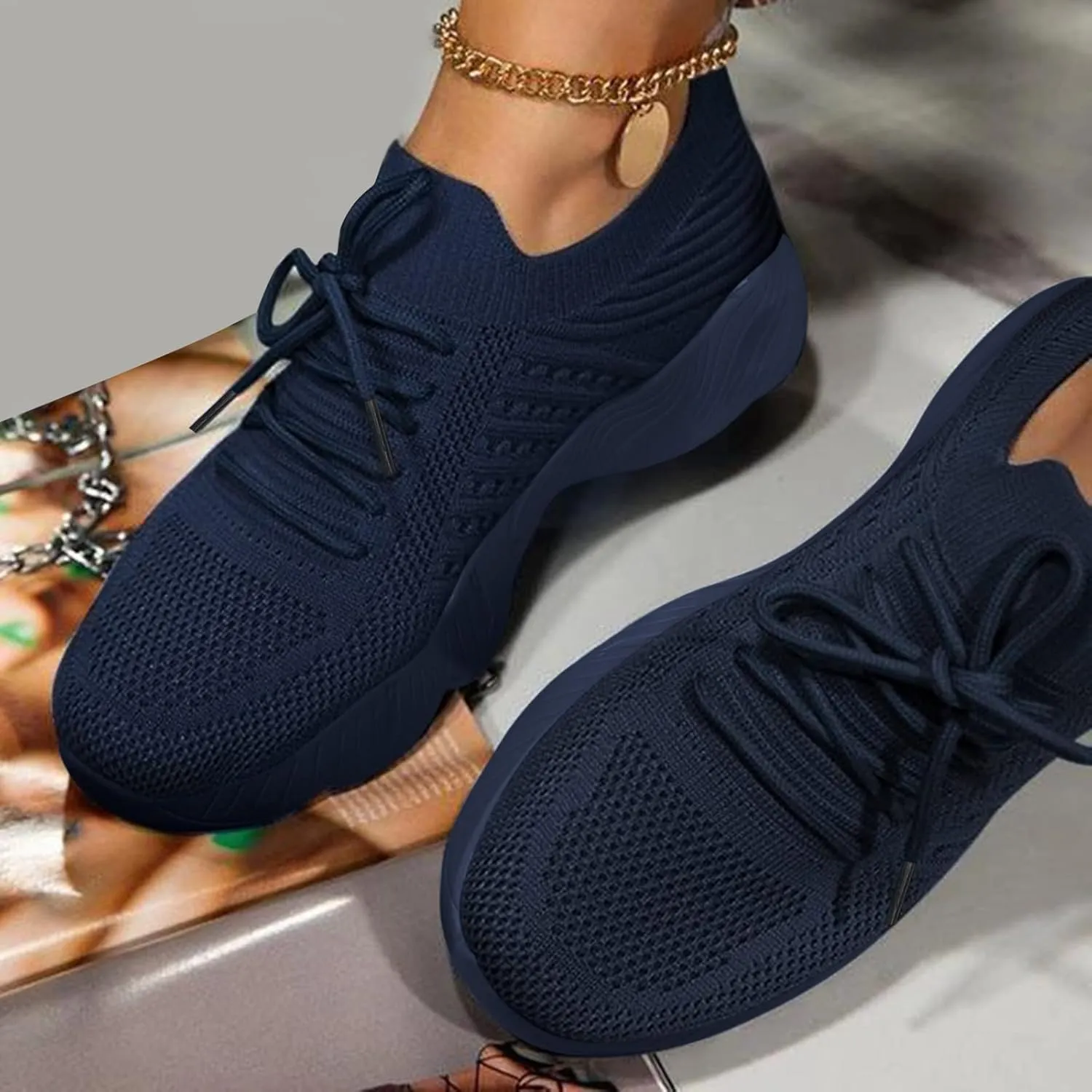 Women's Fashion Sneaker Womens Walking Shoes Slip On Fashion Women Slip On Shoes Casual Womens Casual Loafers and Slip Ons Men Fashion Sneakers