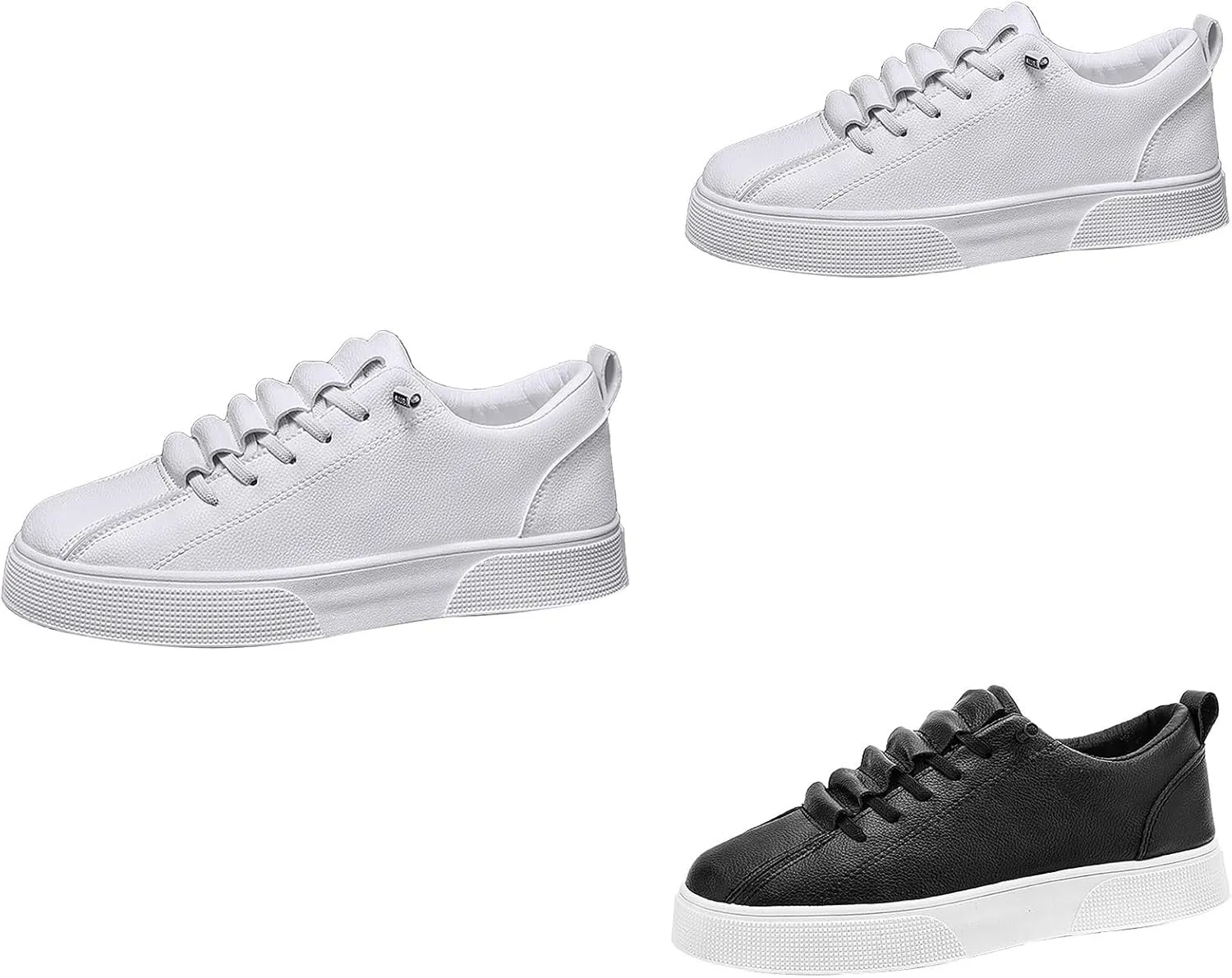 Women's Fashion Sneakers White Tennis Shoes Women Slip On Casual Shoes Comfortable & Lightweight Platform Loafers for Women Wide Womens Shoes Sneakers Slip On