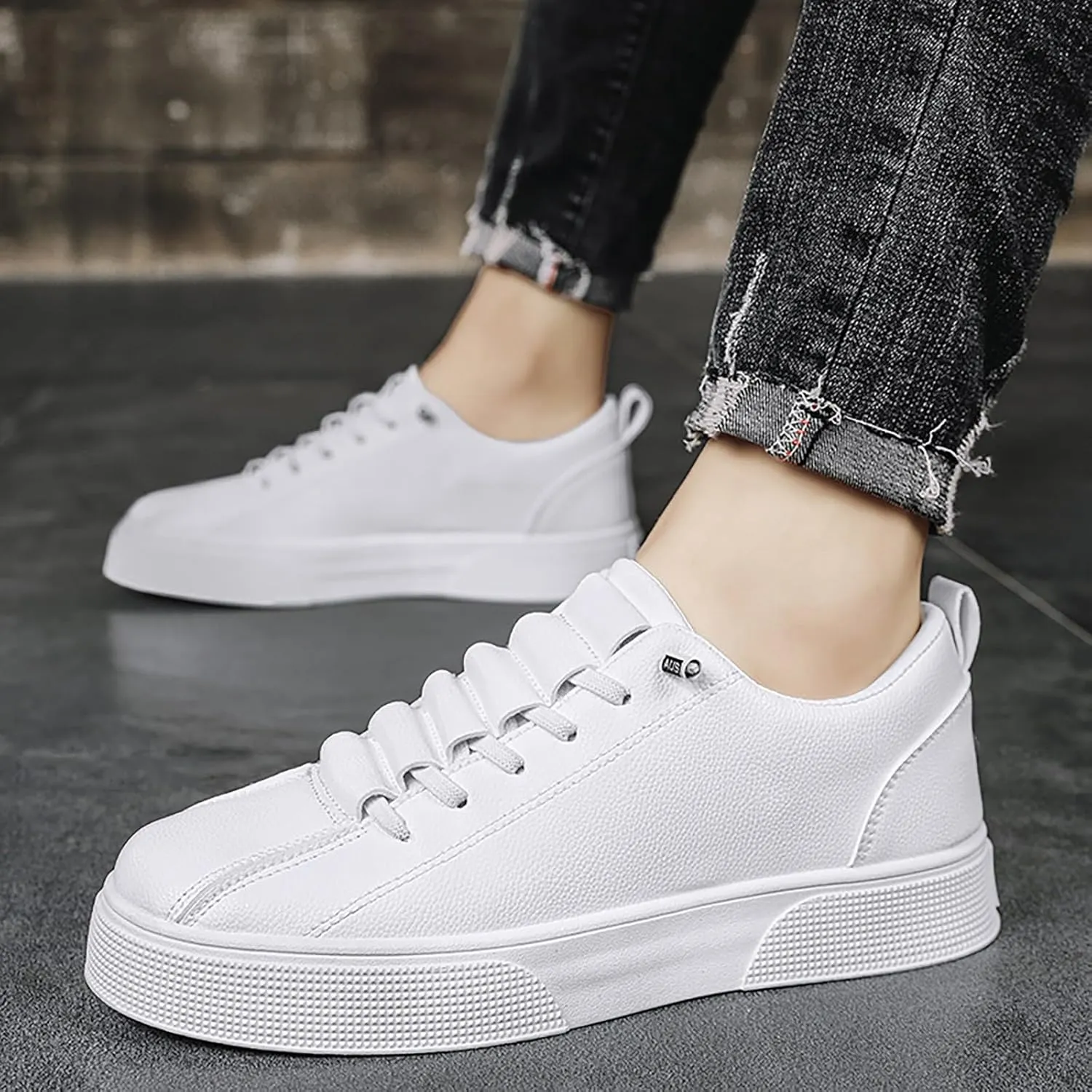 Women's Fashion Sneakers White Tennis Shoes Women Slip On Casual Shoes Comfortable & Lightweight Platform Loafers for Women Wide Womens Shoes Sneakers Slip On
