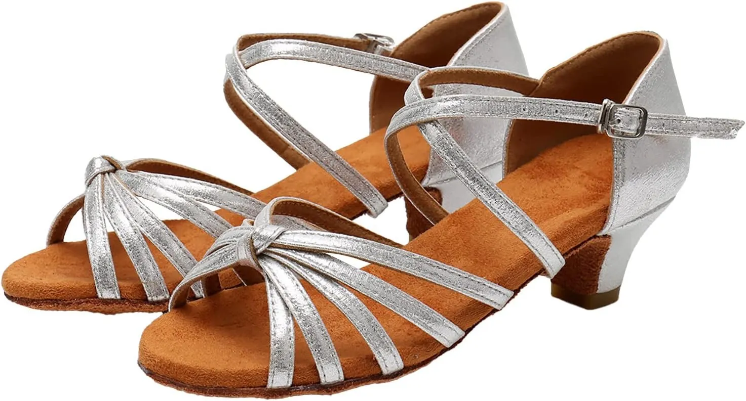 Women's Fashionable Soft Sole Comfortable Non Slip Latin Dance Shoes Shoes Women Low Heels, 6.5