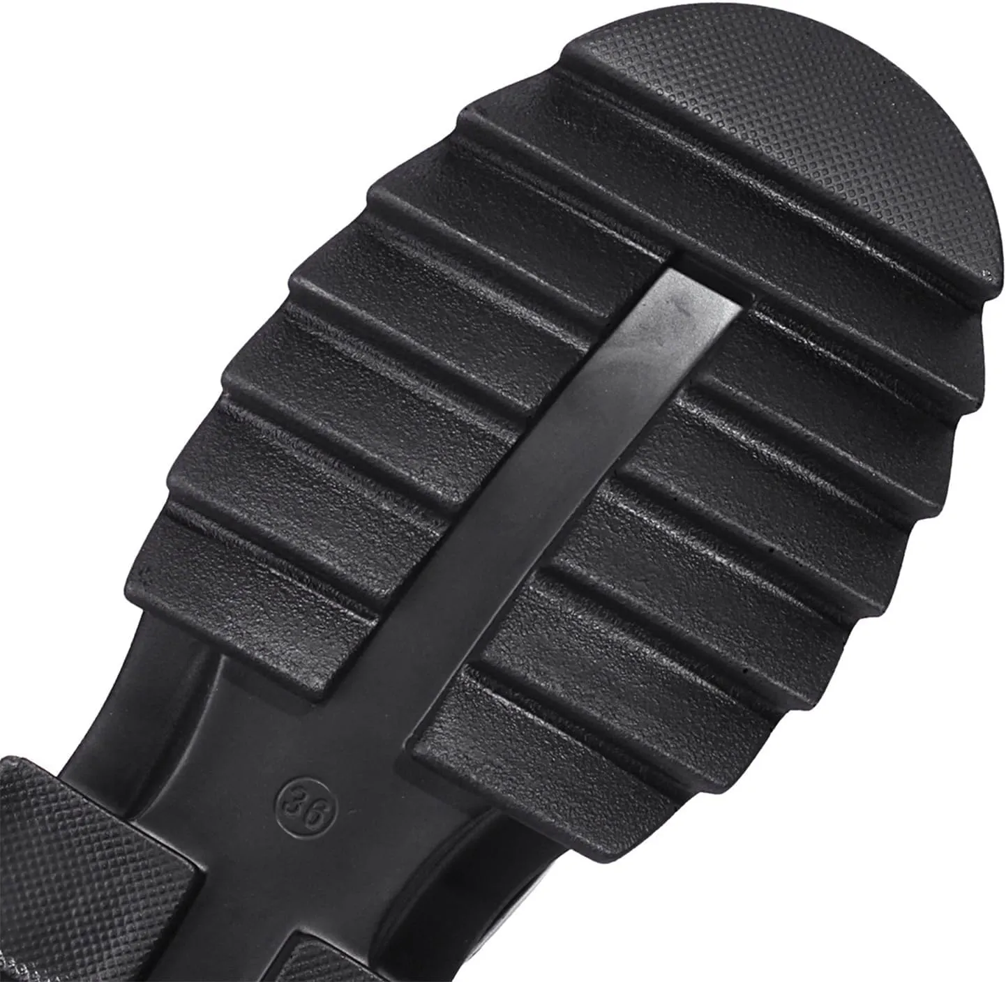 Women's Leather Platform Buckle Mary Jane Shoes Chunky Block Lug Sole Comfortable Slip-On Loafers Non-Slip Work Shoes