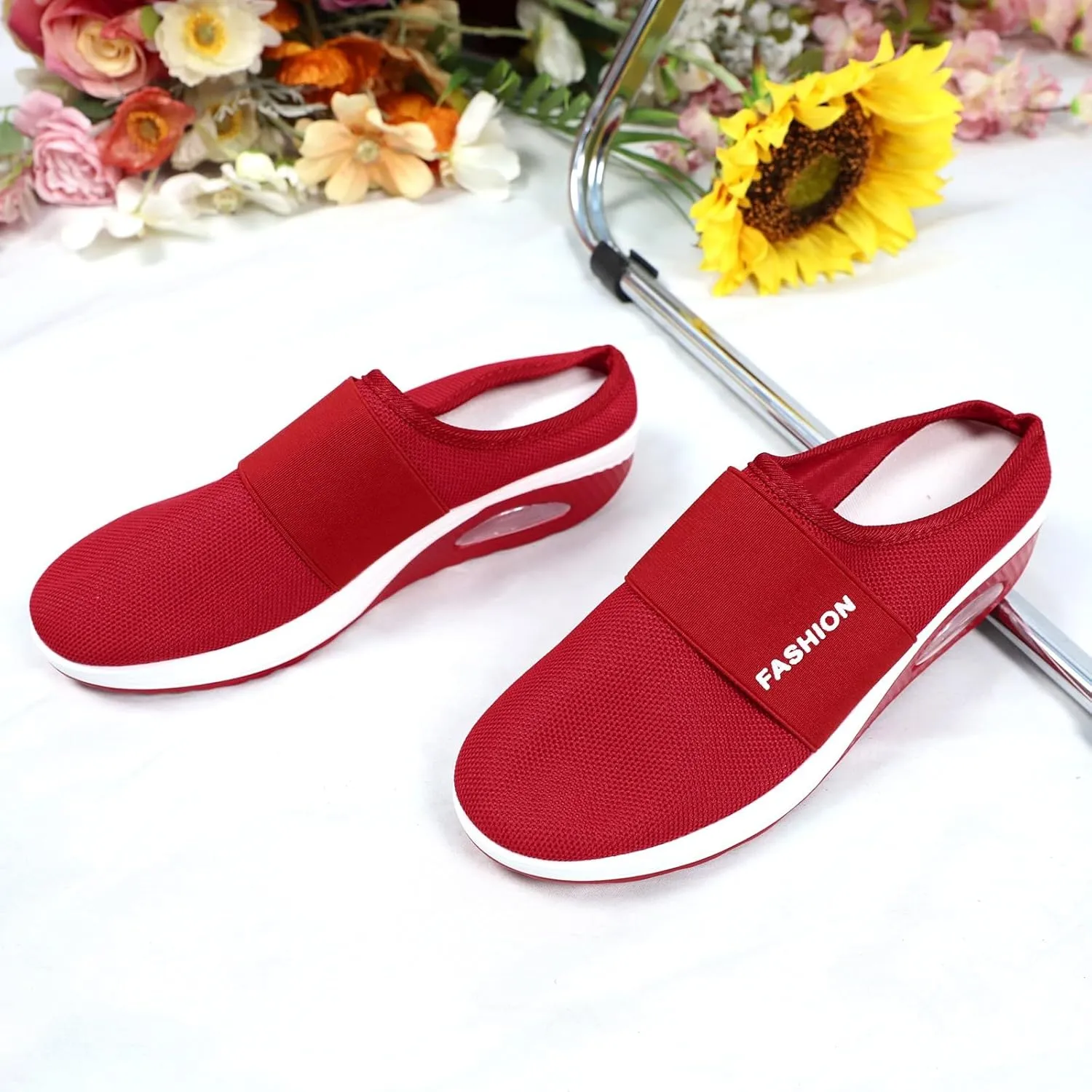 Women's Slip-on Mule Sneakers Lightweight Mens Tennis Shoes Loafers Casual Dress Shoes Black Platform Sneaker Brown Tennis Shoe Loafers Casual Slip On