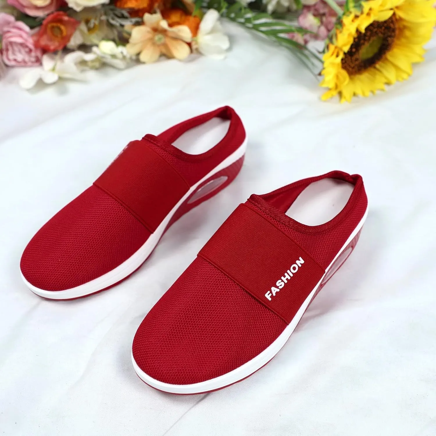 Women's Slip-on Mule Sneakers Lightweight Mens Tennis Shoes Loafers Casual Dress Shoes Black Platform Sneaker Brown Tennis Shoe Loafers Casual Slip On