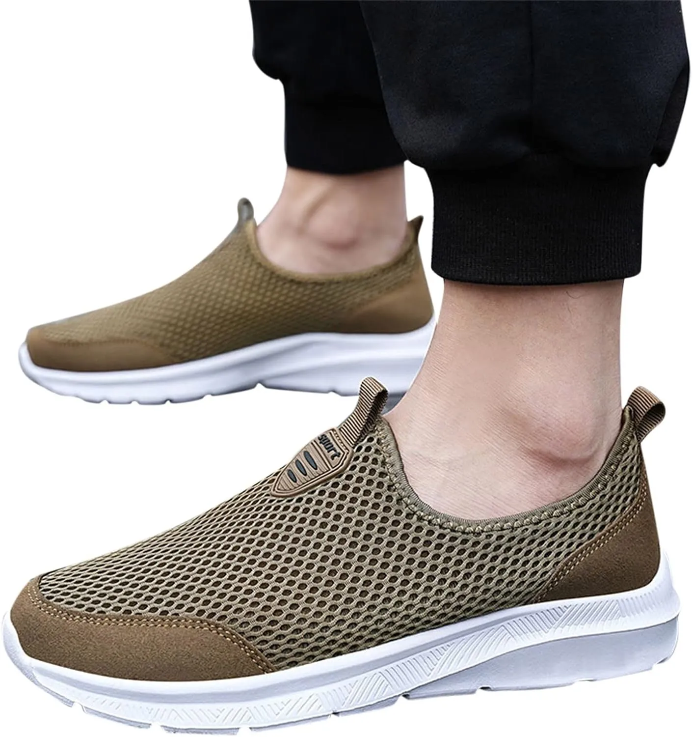 Womens Slip on Walking Shoes Comfort Lightweight Womens Tennis Shoes Fashion Slip On Shoes Casual White Sneakers Black Tennis Shoe Casual Loafers