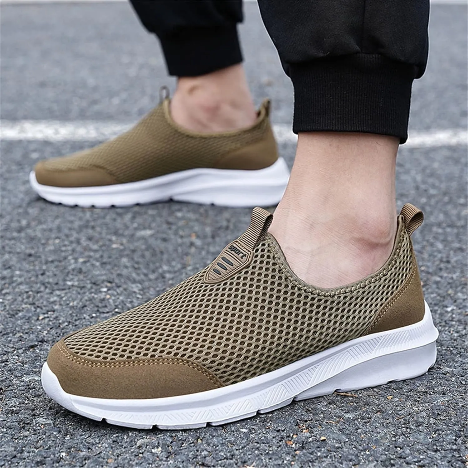 Womens Slip on Walking Shoes Comfort Lightweight Womens Tennis Shoes Fashion Slip On Shoes Casual White Sneakers Black Tennis Shoe Casual Loafers