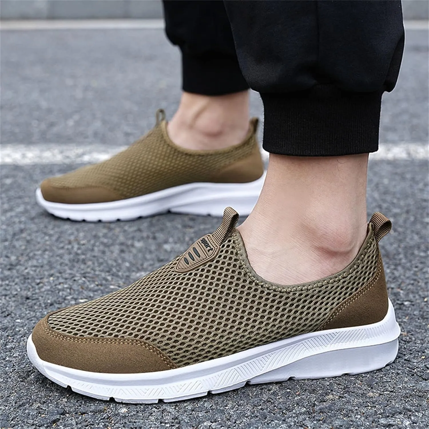 Womens Slip on Walking Shoes Comfort Lightweight Womens Tennis Shoes Fashion Slip On Shoes Casual White Sneakers Black Tennis Shoe Casual Loafers