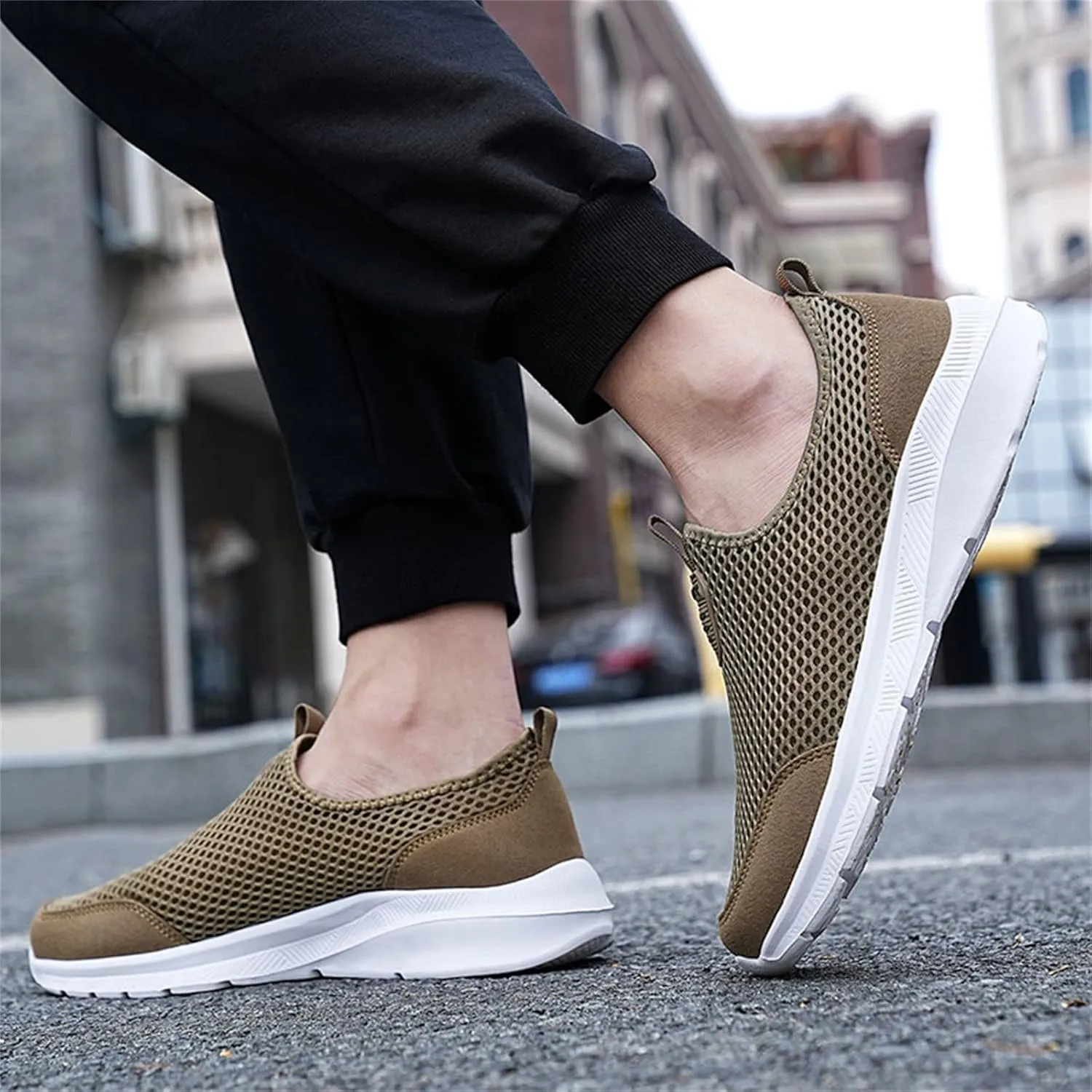 Womens Slip on Walking Shoes Comfort Lightweight Womens Tennis Shoes Fashion Slip On Shoes Casual White Sneakers Black Tennis Shoe Casual Loafers