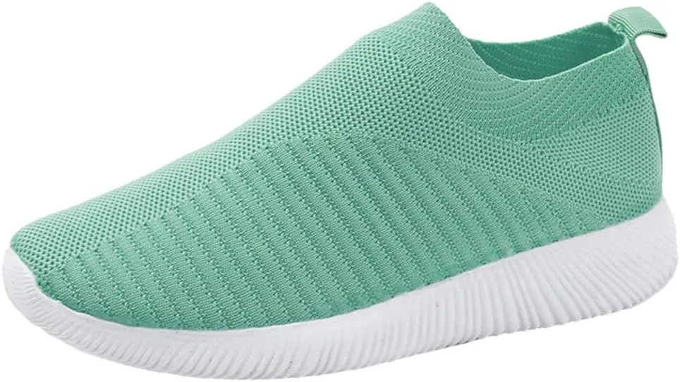 Women's Slip On Walking Shoes Running Comfortable Mens Running Shoes Loafers Shoes Dressy Casual Fashion Sneakers Slip On Tennis Shoe Casual Loafers