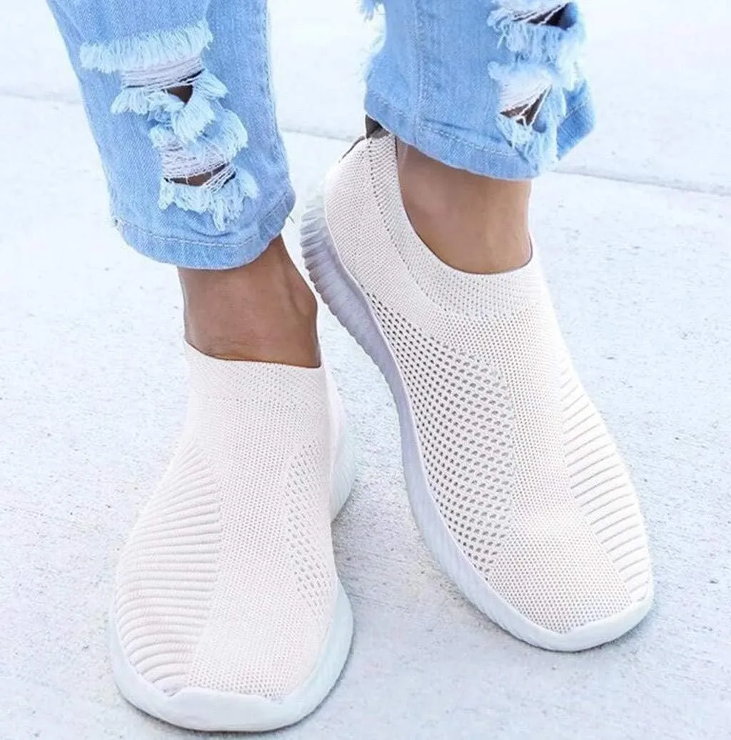 Women's Sneakers Athletic Sport Running Tennis Walking Shoes Slip On Shoes Women Sports Men's Casual Shoes Slip On Sneakers Waterproof Tennis Shoe Trainers Shoe