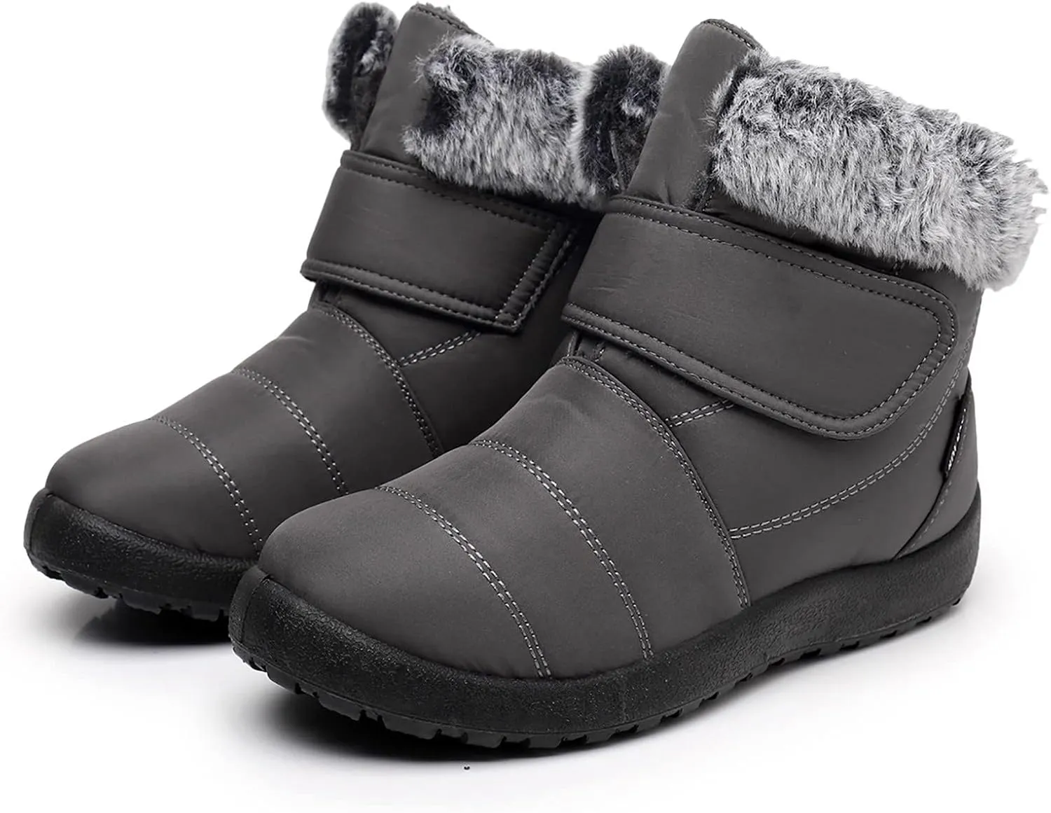 Women's Winter Boots Fashion Furry Boots Comfort Flat Bottom Snow Boots Fleece Winter Over The Knee Boots for Women